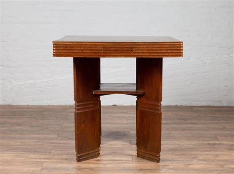 Pull the table is a game where you have to drag your opponent into your zone to win. Chinese Vintage Art Deco Ribbed Game Table with Pull-Out ...