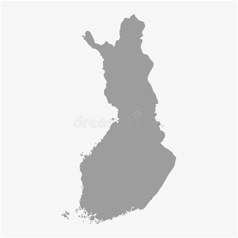 Mapa De Finlandia En Un Mapa Del Mundo Con El Indicador De La Bandera Y Del Mapa Ilustración Del