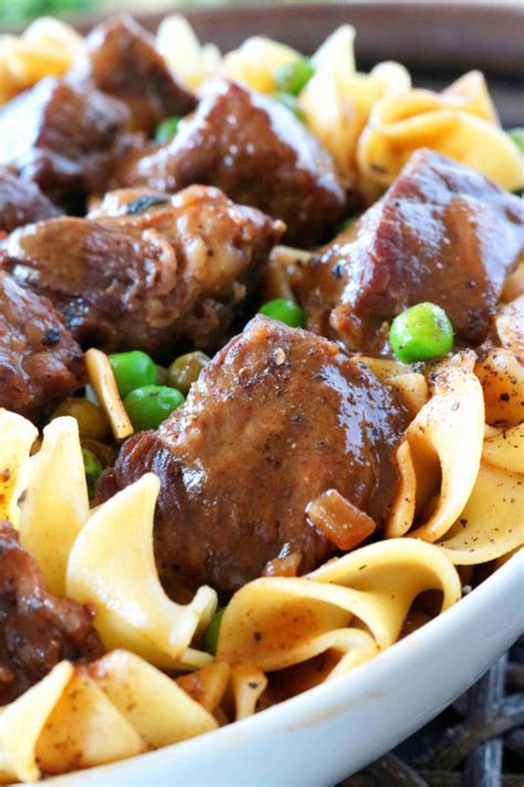 I was looking for a recipe for beef and noodles that didn't use any sort of condensed soup. Beef and Noodles Recipe | Recipe | Beef and noodles, Beef ...