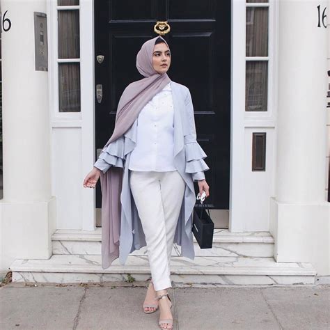 Hijab Style Casual Abaya Style Hijab Chic Hijabi Style Hijab Ootd Pastel Hijab Outfit