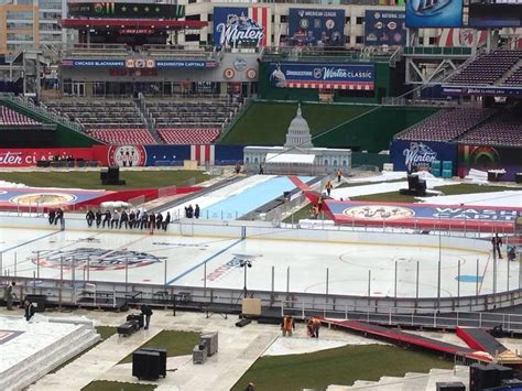 Nationals Park Is Almost Ready For The Winter Classic Rhockey