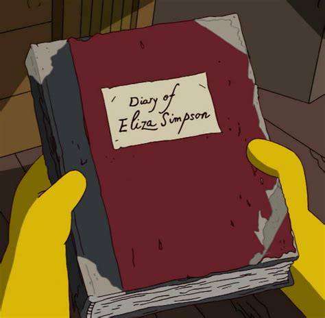 Diary Of Eliza Simpson Simpsons Wiki Fandom
