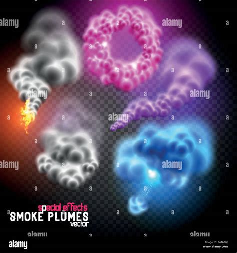 Explosion Fire Plume Stock Vector Images Alamy