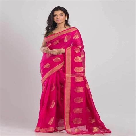 Buy Angoshobha Free Size Women Pink Woven Design Cotton Blend