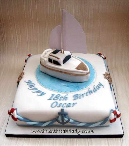 Sailing Boat 18th Birthday Cake It Is Lovely To Create A C Flickr