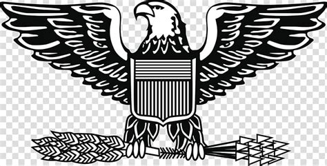 Black And White Eagle Illustration Military Rank Colonel United States
