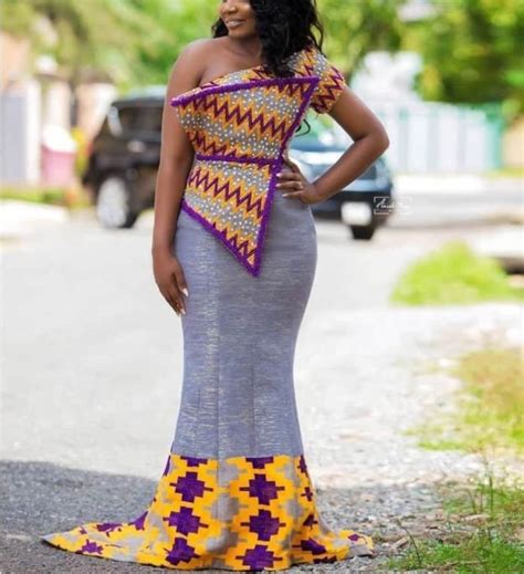 Handwoven Kente Corset Wedding Dress African Wedding Etsy