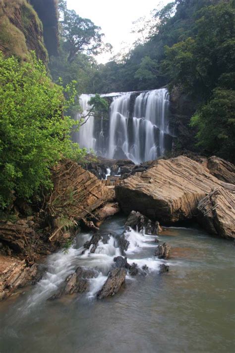 Sathodi Falls A Block Waterfall Near The Kodasalli Dam