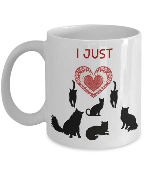 I Love Cats Coffee Mug Cat Mom Cat Lover Gift Custom Mug