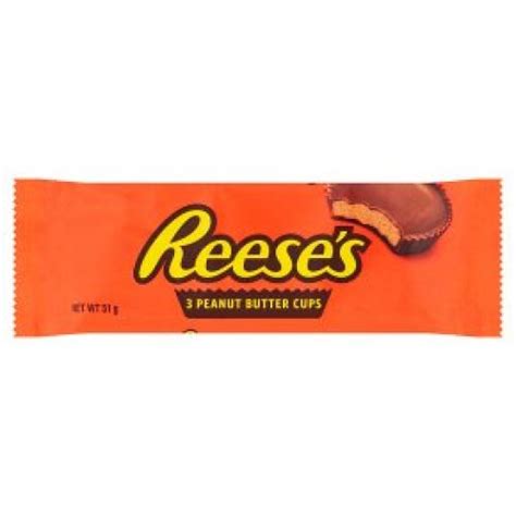 Reeses Peanut Butter Cups 3 Pack 51G Compare Prices Buy Online