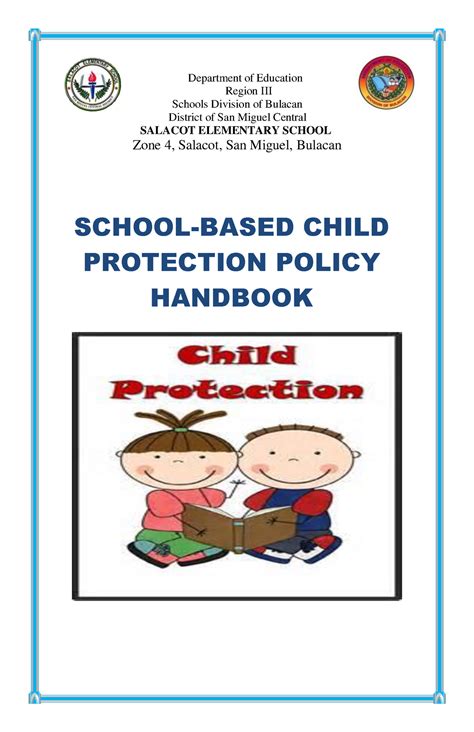 Child Protection Policy Approved Department Of Education Region Iii