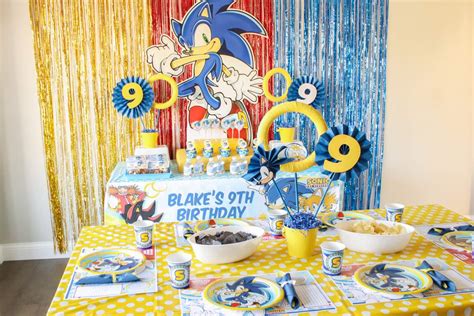 Sonic The Hedgehog Birthday Party Ideas Photo 1 Of 25 Catch My Party