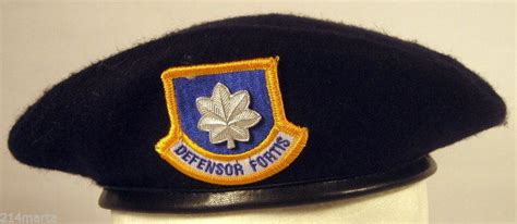 Usaf Us Air Force Security Forces Lt Col Crest Badge Beret 6 34 54