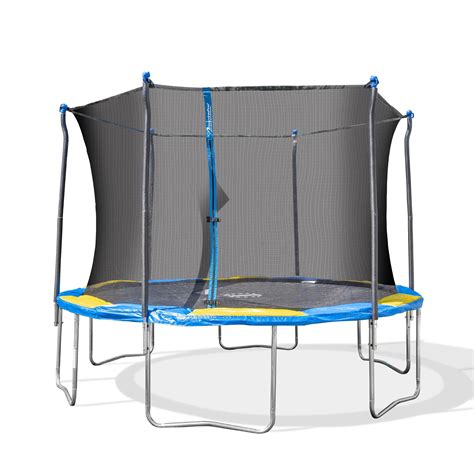 Bounce Pro 12 Trampoline With Enclosure Combo Blue Yellow