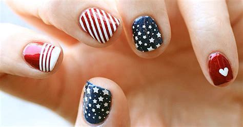 Red White And Awesome 4th Of July Nail Art Designs