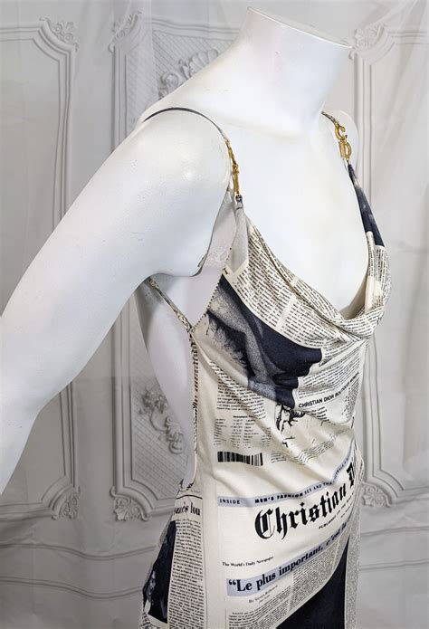 Sex And The City 2 Iconic John Galliano For Christian Dior Newsprint