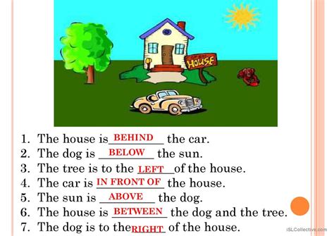 Basic Preposition Activities For The Esl Classroom Teaching Expertise