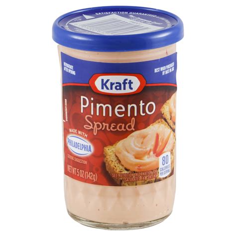 Kraft Pimento Spread 5 Oz Jar Snacking Cheese Meijer Grocery