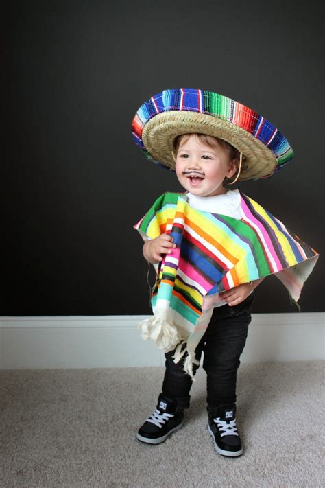 Diy Costume For Littles Mexican Serape Baby Halloween Costumes