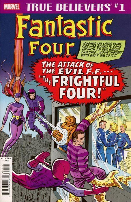 True Believers Fantastic Four Frightful Four 1 Marvel Comics