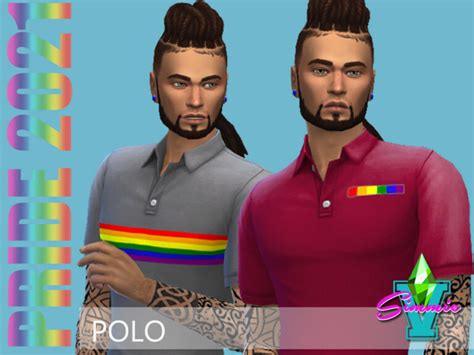 Pride21 Polo By Simmiev At Tsr Sims 4 Updates