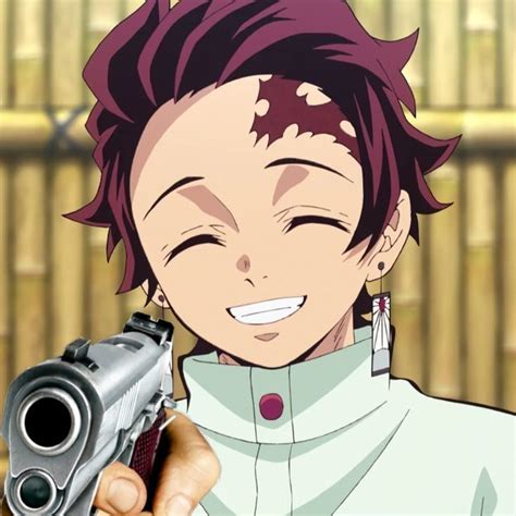 Tanjiro With A Gun Latest Memes Imgflip