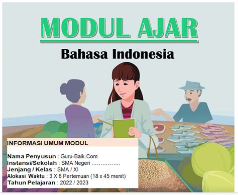 Contoh Modul Ajar Bahasa Indonesia Smk Kurikulum Merdeka Kurikulum