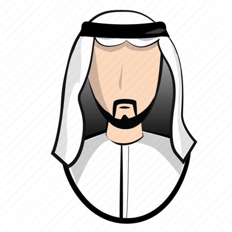 Arab Arabian Dubai Emirates Emoticons Face Muslim Icon Download
