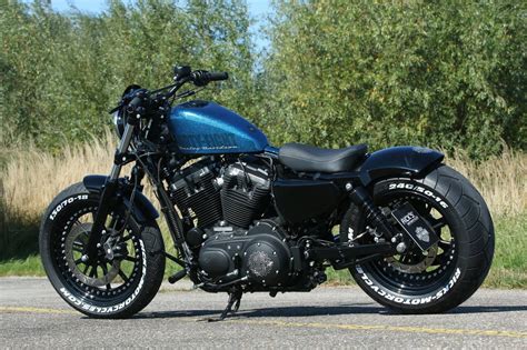 Finally he decided to transform his harley into a motorcycle more custom or bobber. Racing Cafè: Harley Sportster 48 by Rick's Motorcycles
