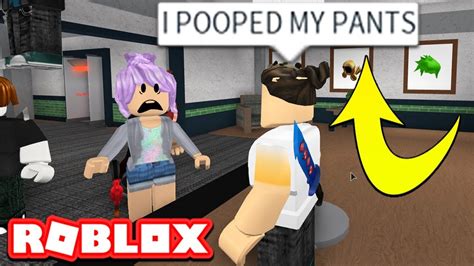 I Pooped My Pants Prank Reaction In Roblox Youtube