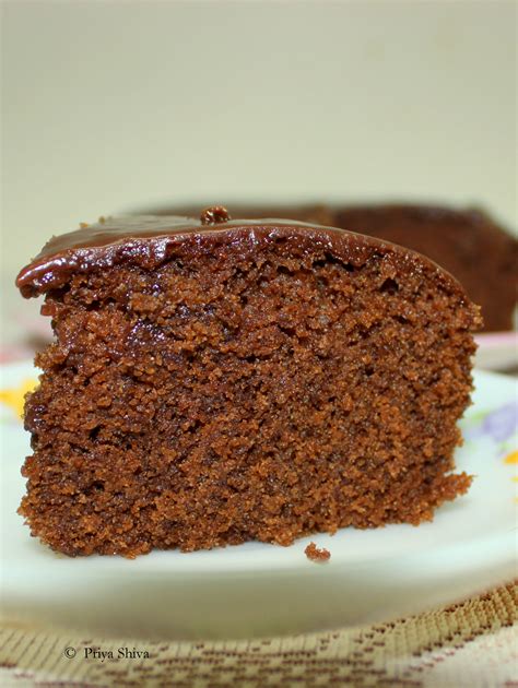 Eggless Chocolate Coffee Cake Recipe Priya Kitchenette