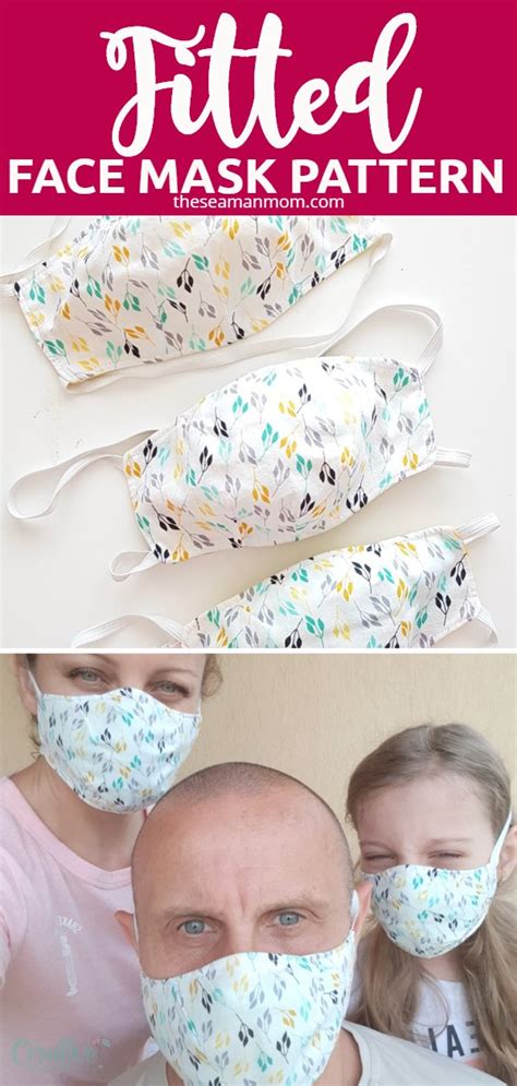 Fitted Face Mask Pattern Easy Peasy Creative Ideas