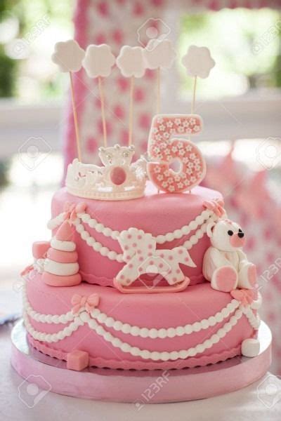 Birthday Cake For 5 Years Old Girl Pink Birthday Cakes Birthday Cake
