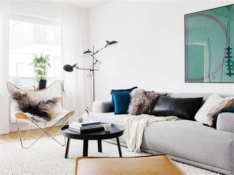 Scandinavian interior design is identical to essential furniture without having to put many pieces of stuff, only the important and useful ones like an ottoman which can be used as a chair, table, or leaning the foot for instance. Interior Design Styles: 8 Popular Types Explained - Lazy Loft