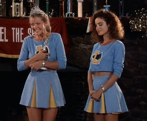 lorie griffin and betsy russell in “cheerleader camp” betsy russell outfits aesthetic tv horror