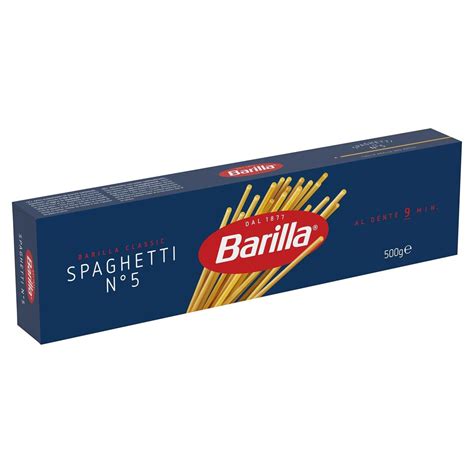 Barilla Pâtes Spaghetti Nr5 500 G Carrefour Site