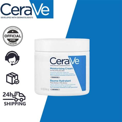 Cerave Moisturizing Cream Daily Ceramides Hyaluronic Acid Gentle On Dry