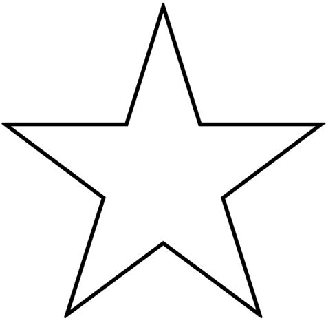 Small Star Template