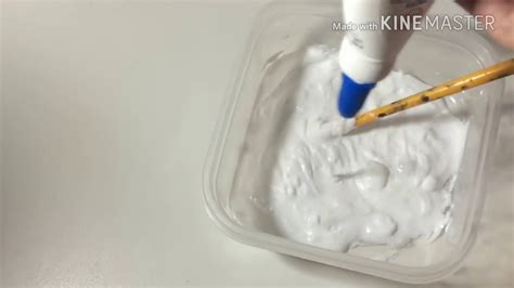 Como Fazer Slime Com Cola Branca Sem Bórax Youtube