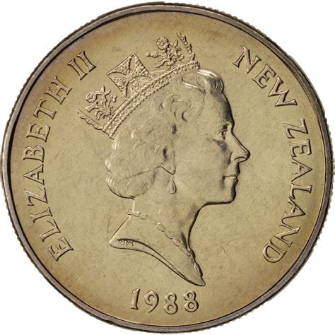 Fifty Cents 1988 Coin From New Zealand Online Coin Club