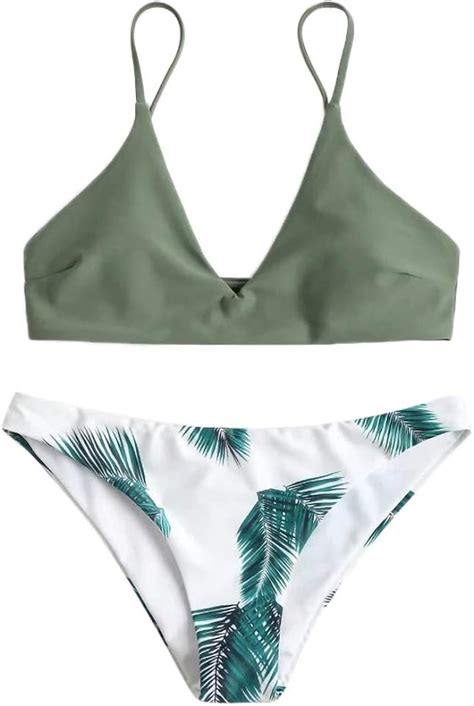 Piece Two Swimwear Beach Set Bikini Padding Halter Up Lace Womens