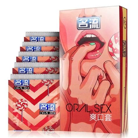 10 Pcs Female Blowjob Set Fun Fruity Oral Sex Condom Natural High Quality Latex Cherry Flavor