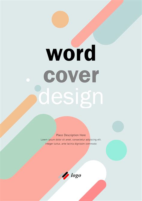 Microsoft Word Cover Templates 17 Free Download Cover Page Template