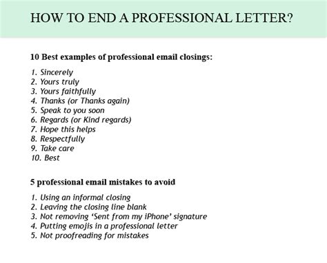 How To End A Letter 10 Examples And What To Avoid