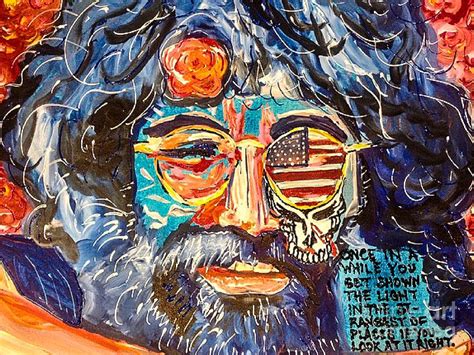 Jerry Garcia The Grateful Dead Painting By Paula Baker