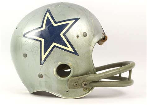 Lot Detail 1970s Dallas Cowboys Game Worn Helmet Mears Loa