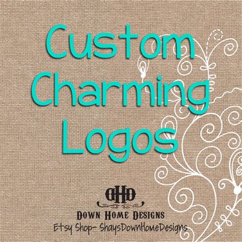 Custom Charming Logo Design Etsy