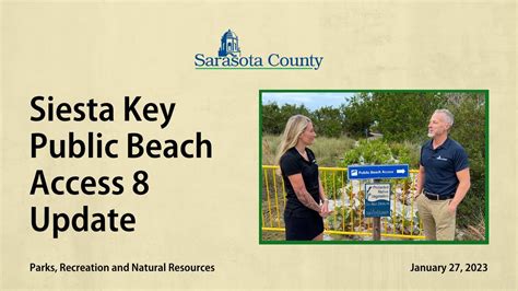 Siesta Key Public Beach Access Update YouTube
