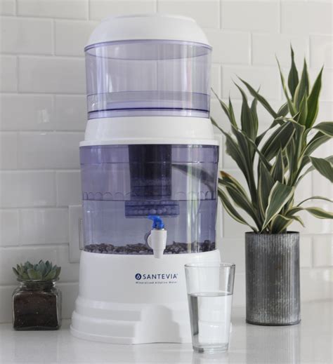Santevia Gravity Water System Countertop Model With Fluoride Filter