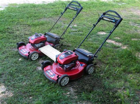 Ganging 2 Push Mowers Walk Behind More Mower For Low Cost